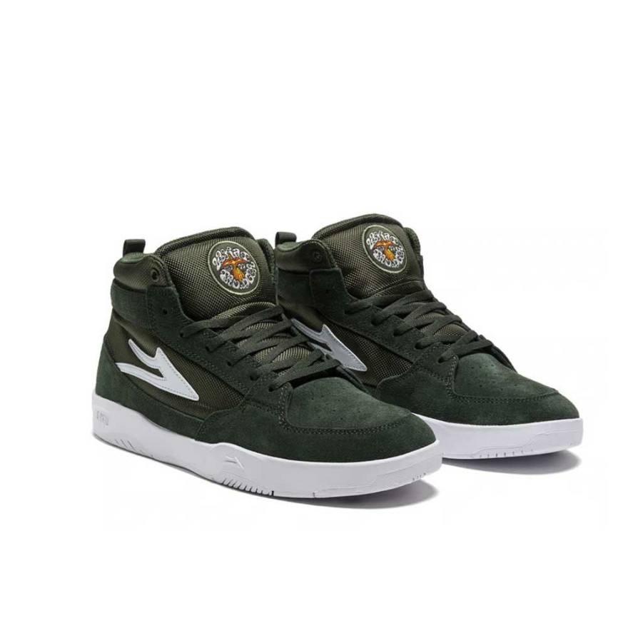 Men * | Lakai Trudger Olive Suede Low Price