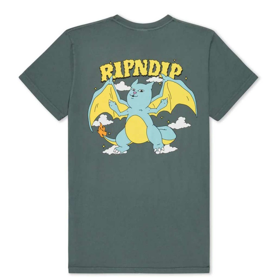 Men * | Rip N Dip Charanerm Tee Charcoal Quality Guarantee