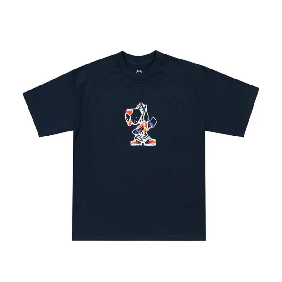 Men * | Wknd X Them Sk8 Dawg Tee Navy Free Delivery