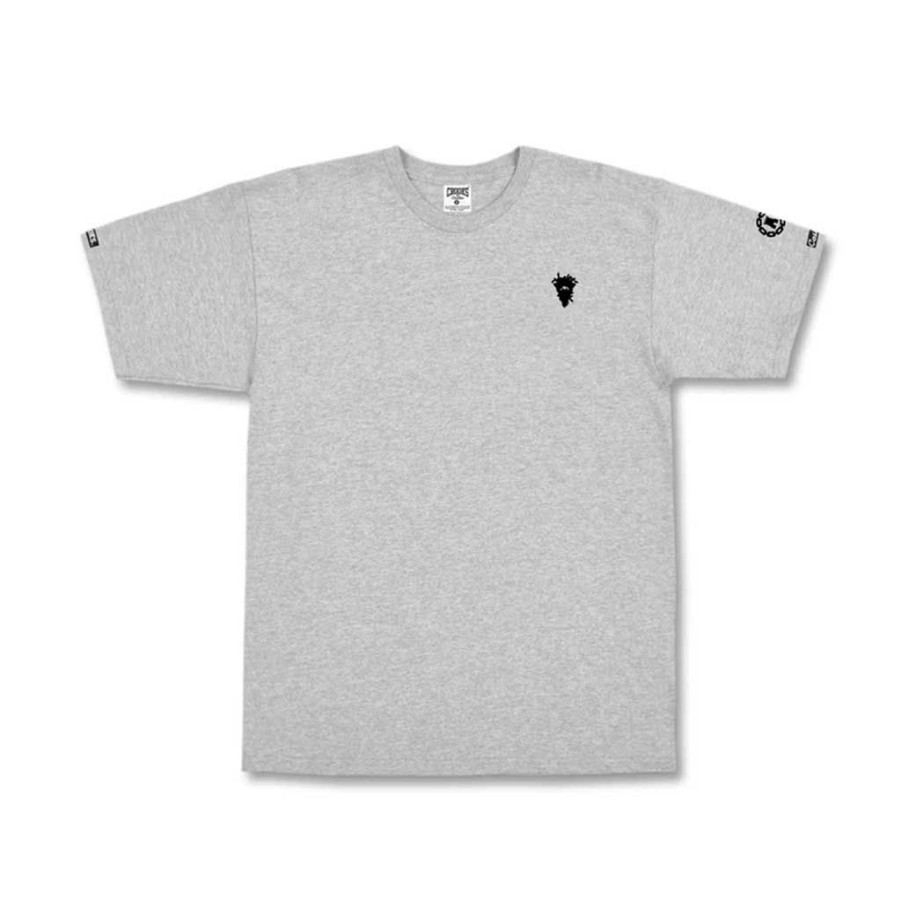 Men * | Crooks And Castles Core Essentials S/S T-Shirt Heather Grey Hot Sell