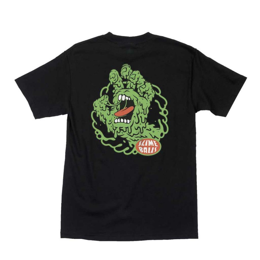 Men * | Slime Ball Screamer S/S T-Shirt Black Discount