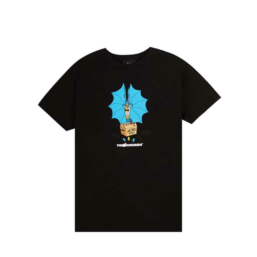 Men * | The Hundreds X Warner Bros. Bat Wile-E T-Shirt Black Free Delivery