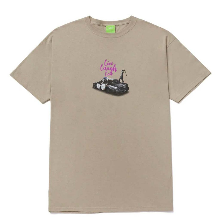 Men * | Huf Live Laugh Love S/S Tee Sand Top Sell