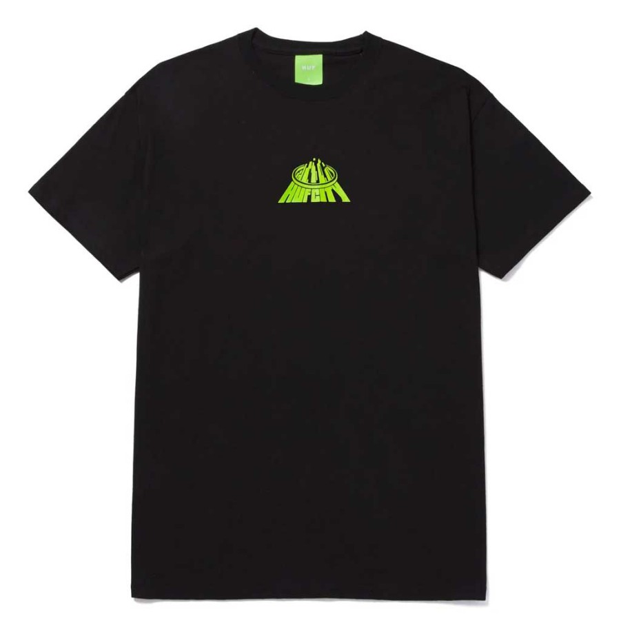 Men * | Huf City S/S Tee Black Free Delivery