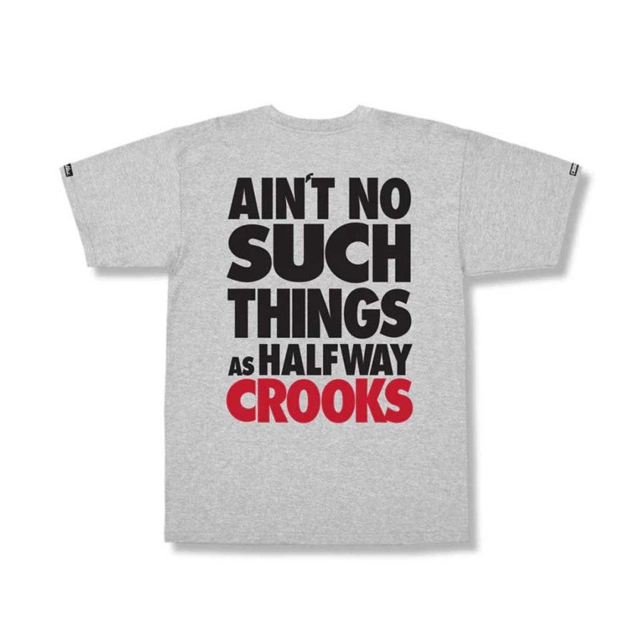 Men * | Crooks And Castles Ain'T No Such Thing S/S T-Shirt Heather Grey Hot Sell