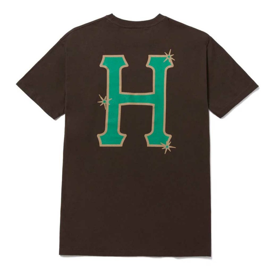 Men * | Huf Sideline S/S Tee Chocolate Latest