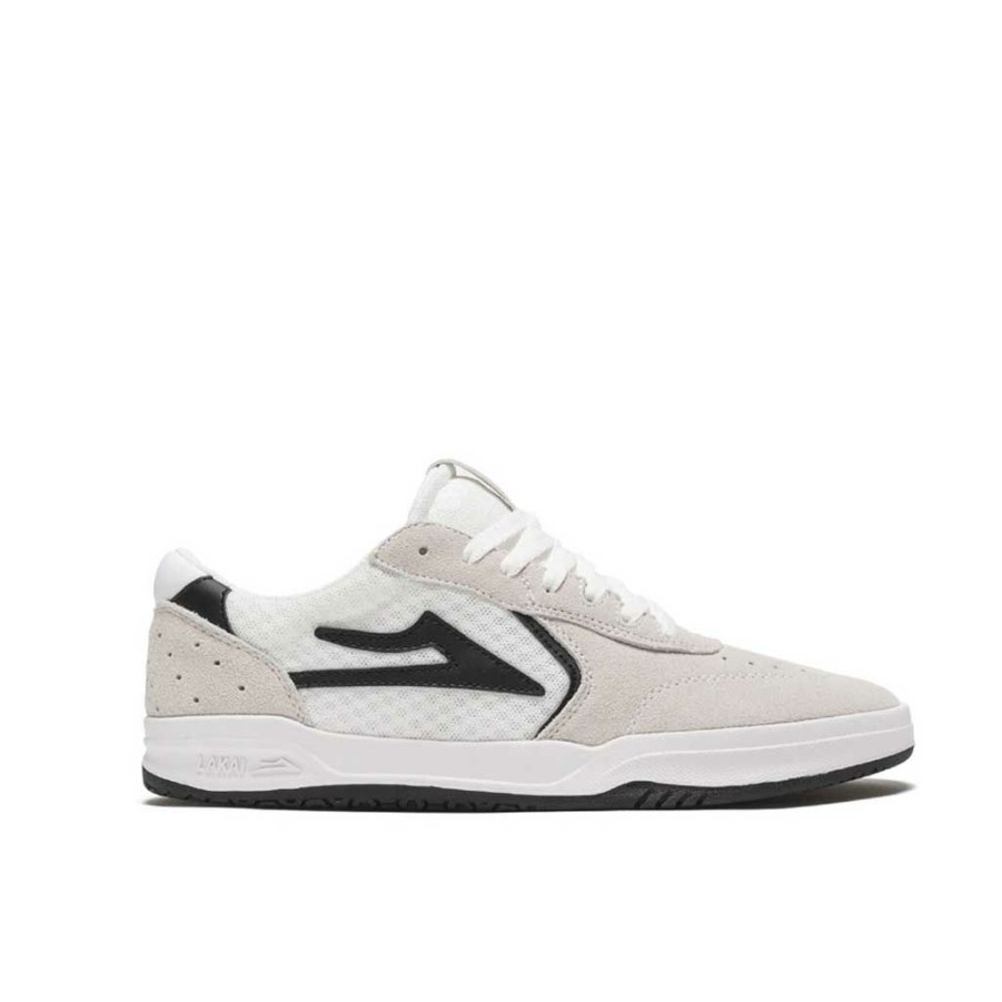 Men * | Lakai Atlantic White/Black Suede Exclusive Design