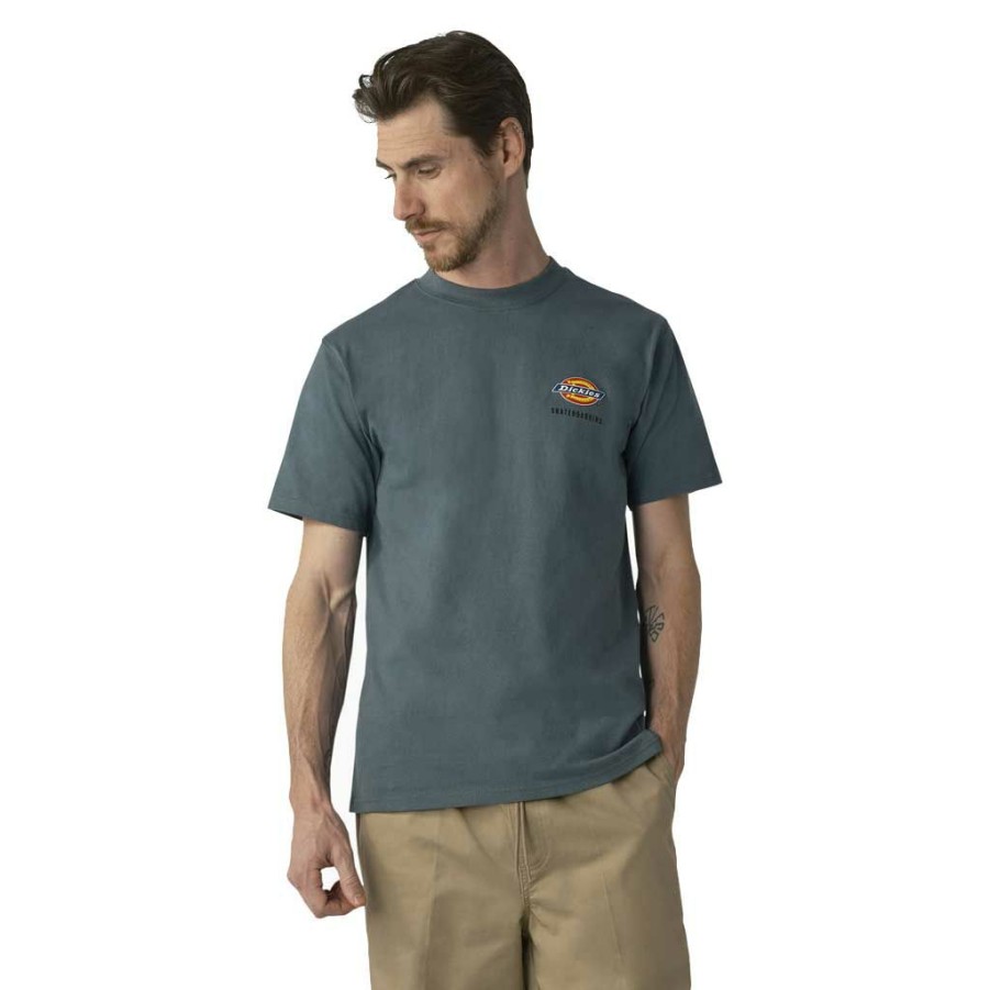 Men * | Dickies Dickies Skateboarding Logo T-Shirt Lincoln Green Clearance Sale