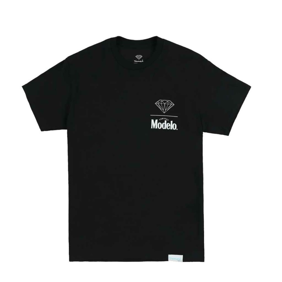 Men * | Diamond X Modelo Stacked Tee Black Top Sell