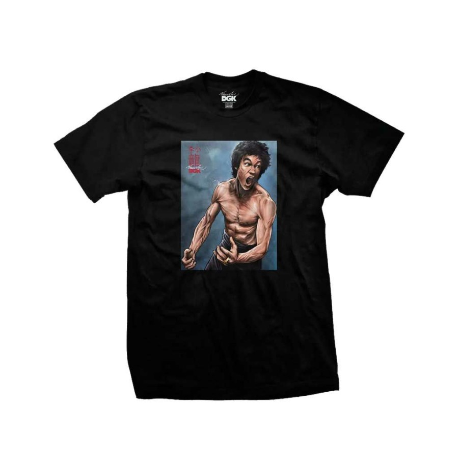 Men * | Dgk X Bruce Lee No Way As Way Tee Black Free Delivery