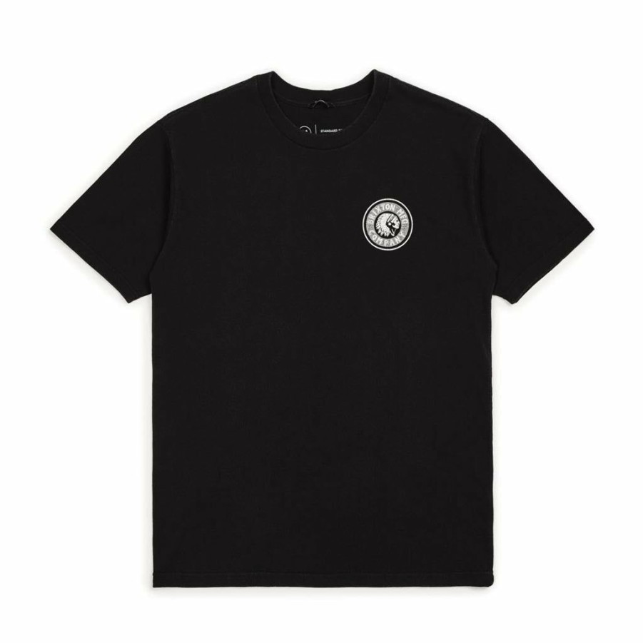 Men * | Brixton Rival S/S T-Shirt Black/Grey Free Delivery