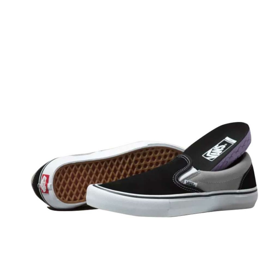 Men * | Vans Slip On Pro Nation Black/Silver Wholesale