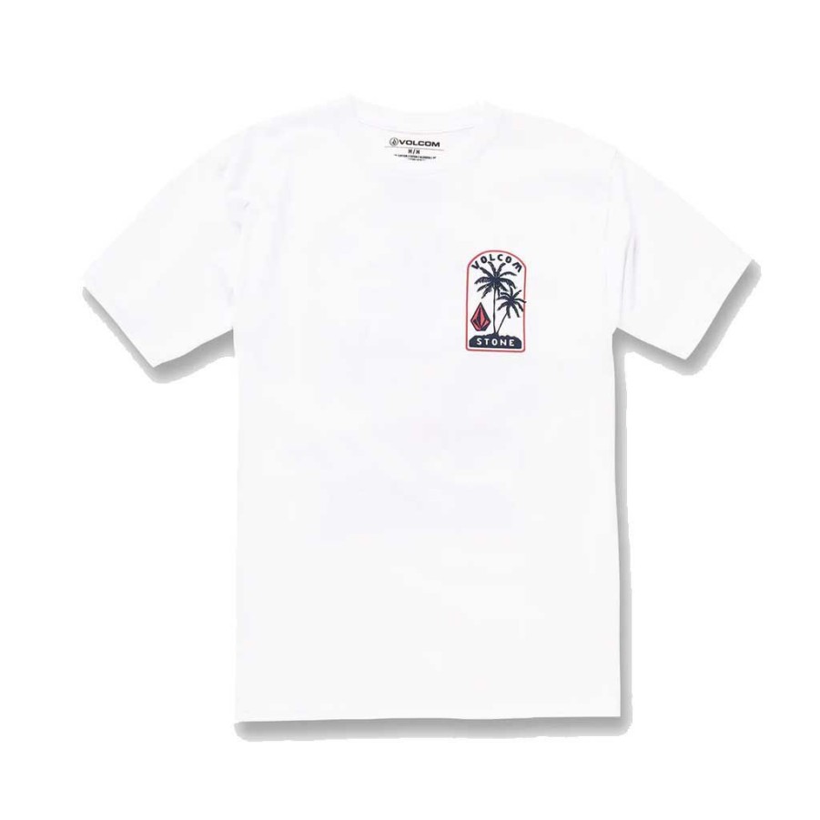 Men * | Volcom Island Dazer S/S Tee White Store