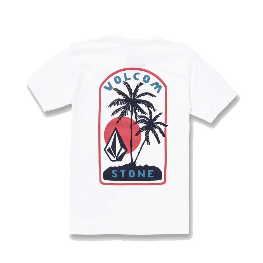 Men * | Volcom Island Dazer S/S Tee White Store