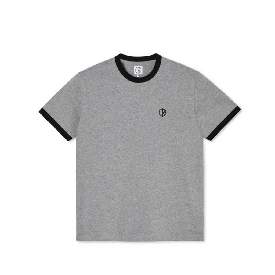 Men * | Polar Rios Ringer Tee Heather Grey/Black Store