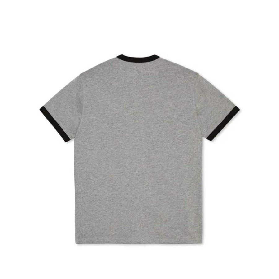 Men * | Polar Rios Ringer Tee Heather Grey/Black Store