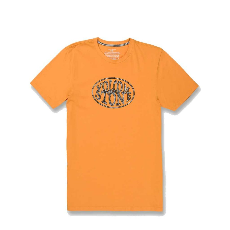 Men * | Volcom Commiter S/S Tee Sunburst Free Delivery