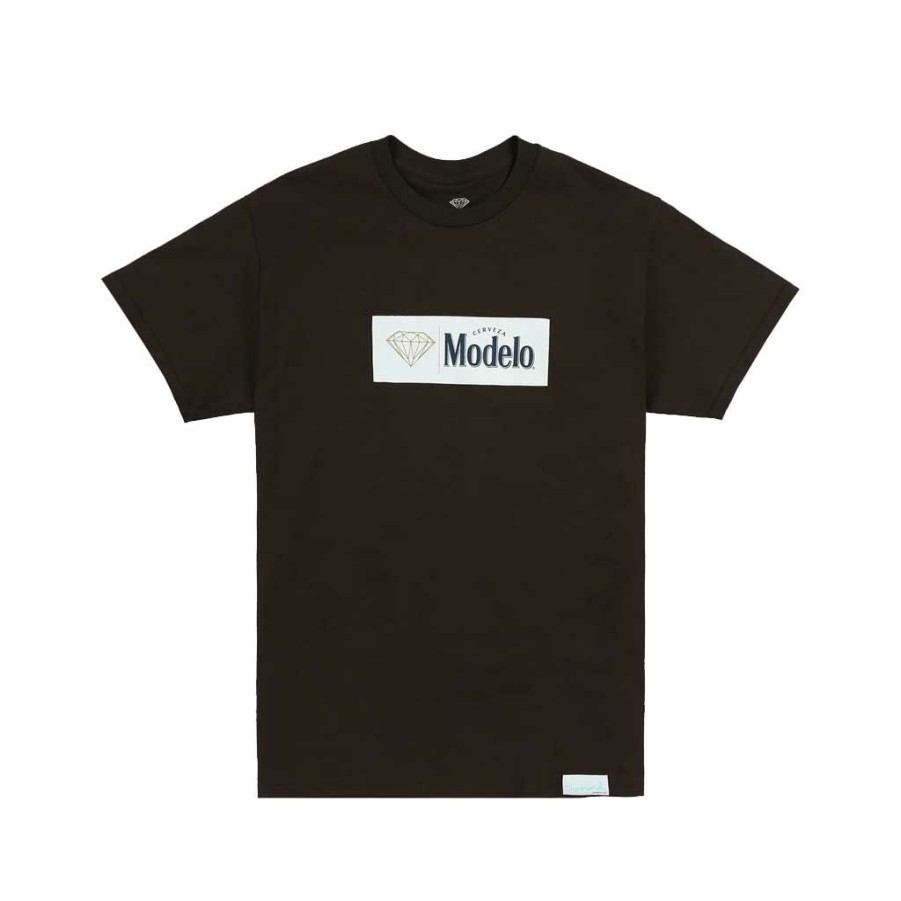 Men * | Diamond X Modelo Box Logo Tee Black Cheap Online