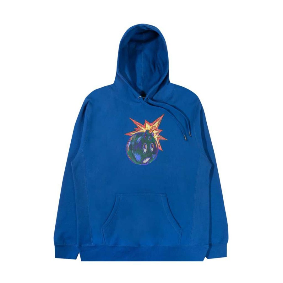 Men * | The Hundreds Toulouse Adam Pullover Hoodie Royal Blue Store