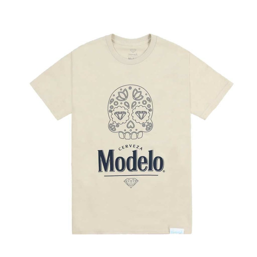 Men * | Diamond X Modelo Sketch Tee Khaki Quick Delivery