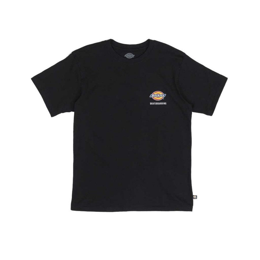 Men * | Dickies Dickies Skateboarding Logo T-Shirt Black Special Style