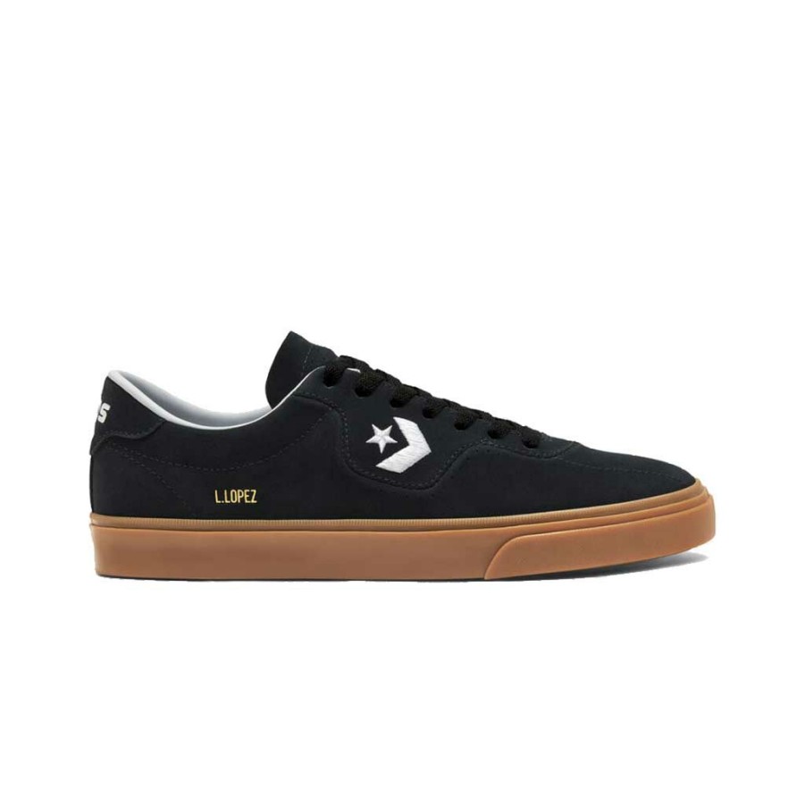 Men * | Converse Louis Lopez Pro Ox Black/White/Gum Typical Style