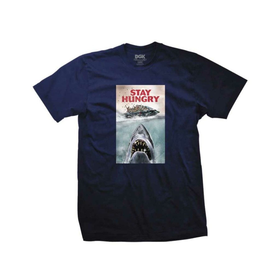 Men * | Dgk Predator Tee Navy Quick Delivery