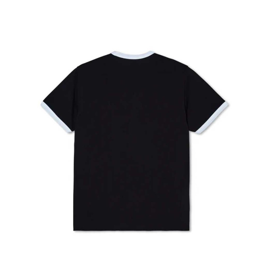 Men * | Polar Rios Ringer Tee Black/White Hot Sell