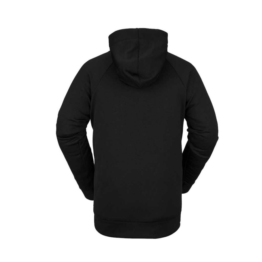 Men * | Volcom Hydro Riding Hoodie Black Bargain Sale