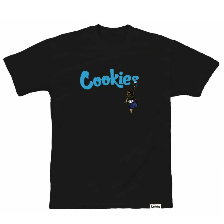 Men * | Cookies Girl Painting Tee Black Free Delivery