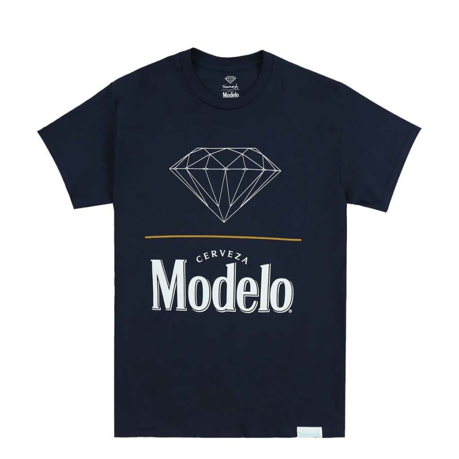 Men * | Diamond X Modelo Brilliant Tee Navy Closeout Sale