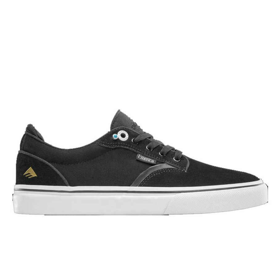 Men * | Emerica Dickson Black/White/Gold Cheap Online