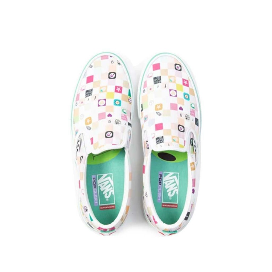 Men * | Vans X Frog Skate Slip On Pro Ltd White/White Excellent Quality