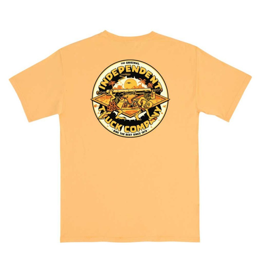 Men * | Independent Original 78 S/S T-Shirt Butterscotch Discount