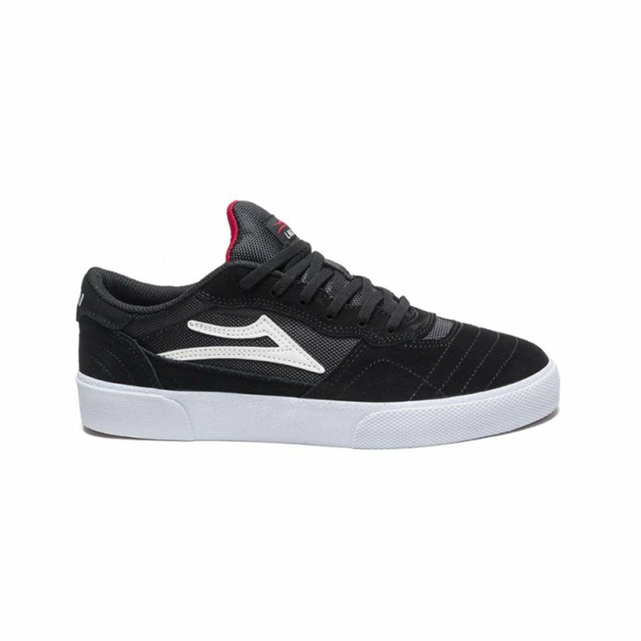 Men * | Lakai Cambridge Shoes Black/White Bargain Sale