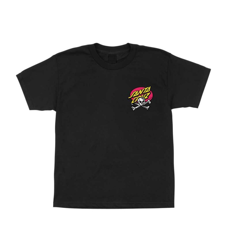 Men * | Santa Cruz Youth Meek Og Slasher Hand S/S T-Shirt Black Excellent Quality