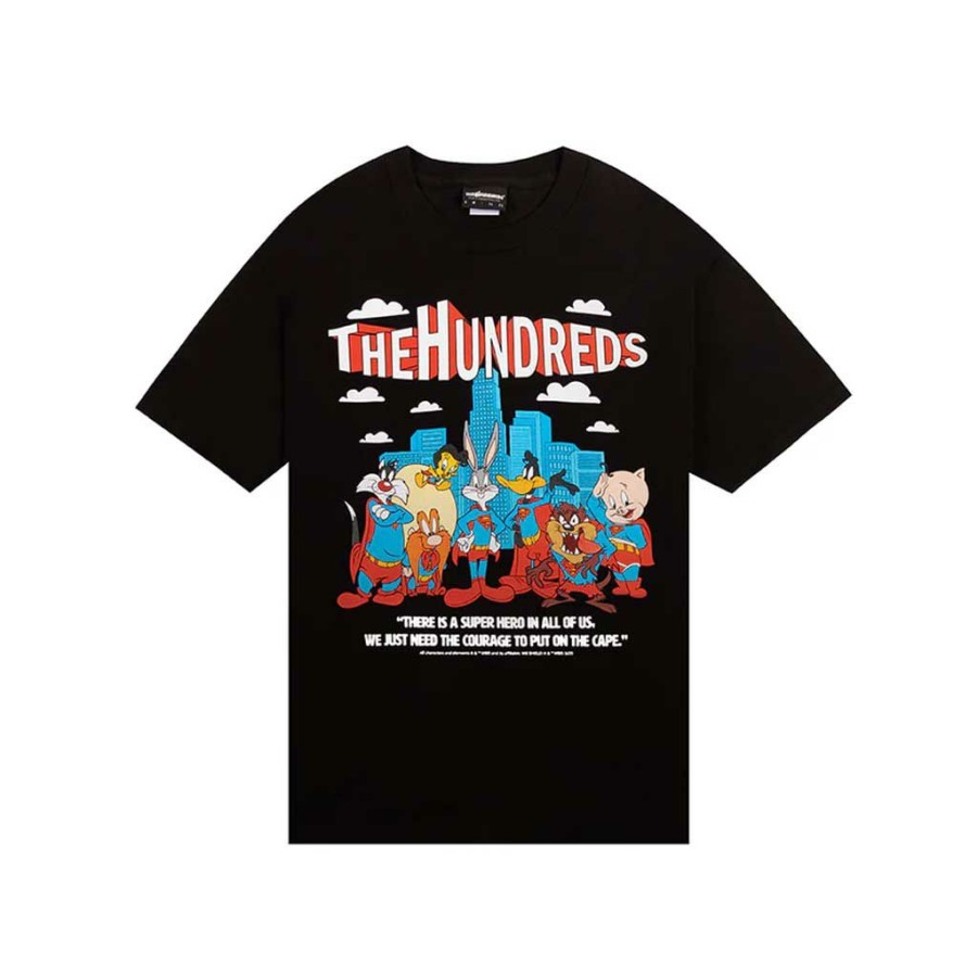 Men * | The Hundreds X Warner Bros. Super Squad Black Best Sellers