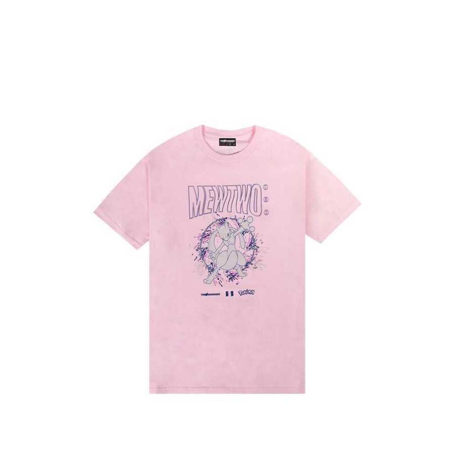 Men * | The Hundreds X Pokemon Mewtwo Tee Pink Cheap Online