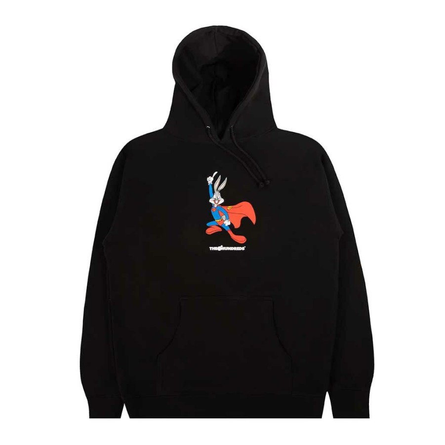 Men * | The Hundreds X Warner Bros. Super Bugs Pullover Black Free Delivery