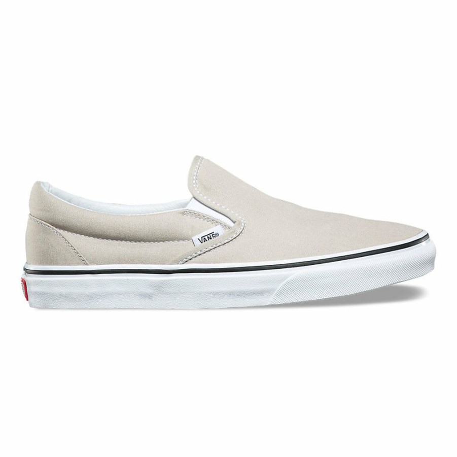 Men * | Vans Slip-On Shoes Silver Lining/True White Closeout Sale