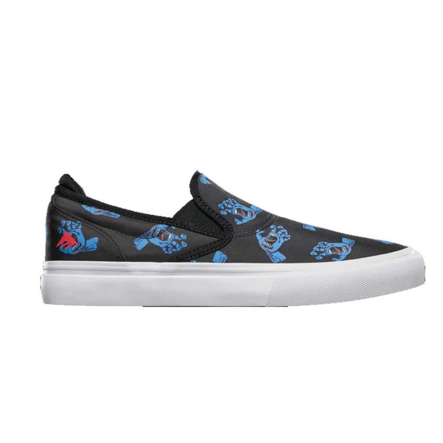 Men * | Emerica X Santa Cruz Wino G6 Slip On Blue/Black/White Latest