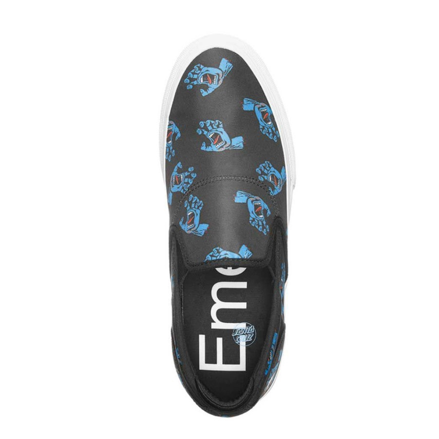 Men * | Emerica X Santa Cruz Wino G6 Slip On Blue/Black/White Latest