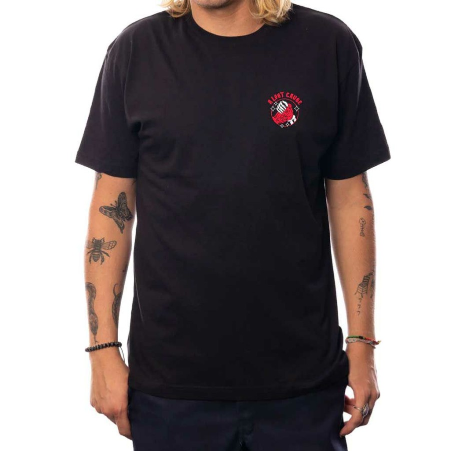 Men * | A Lost Cause Ride Or Die Tee Black Bestsellers