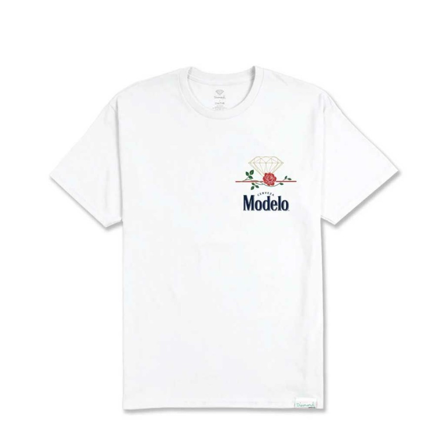 Men * | Diamond X Modelo Rose Tee White Sale