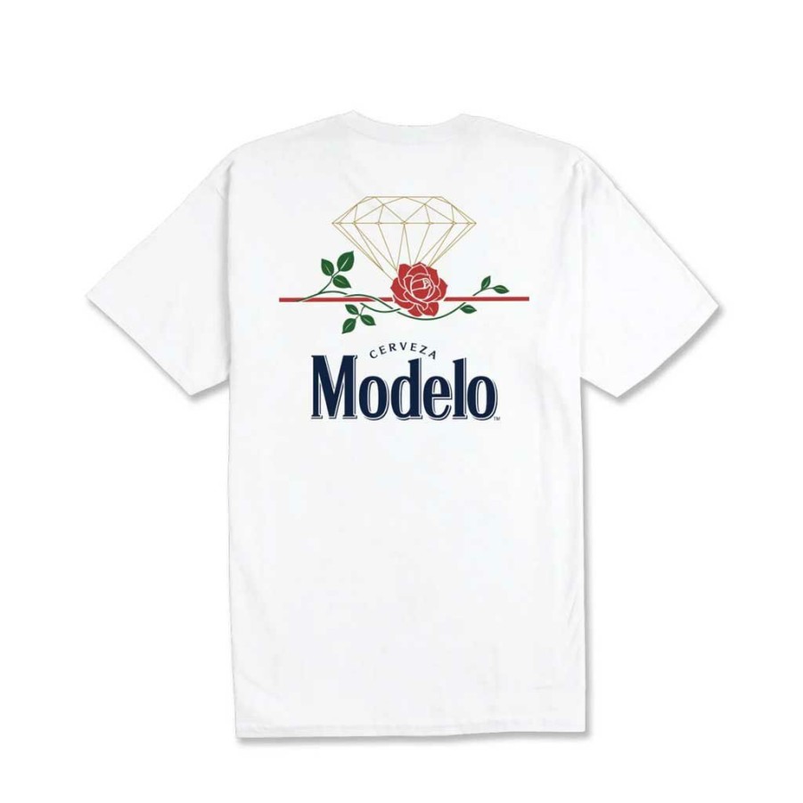 Men * | Diamond X Modelo Rose Tee White Sale