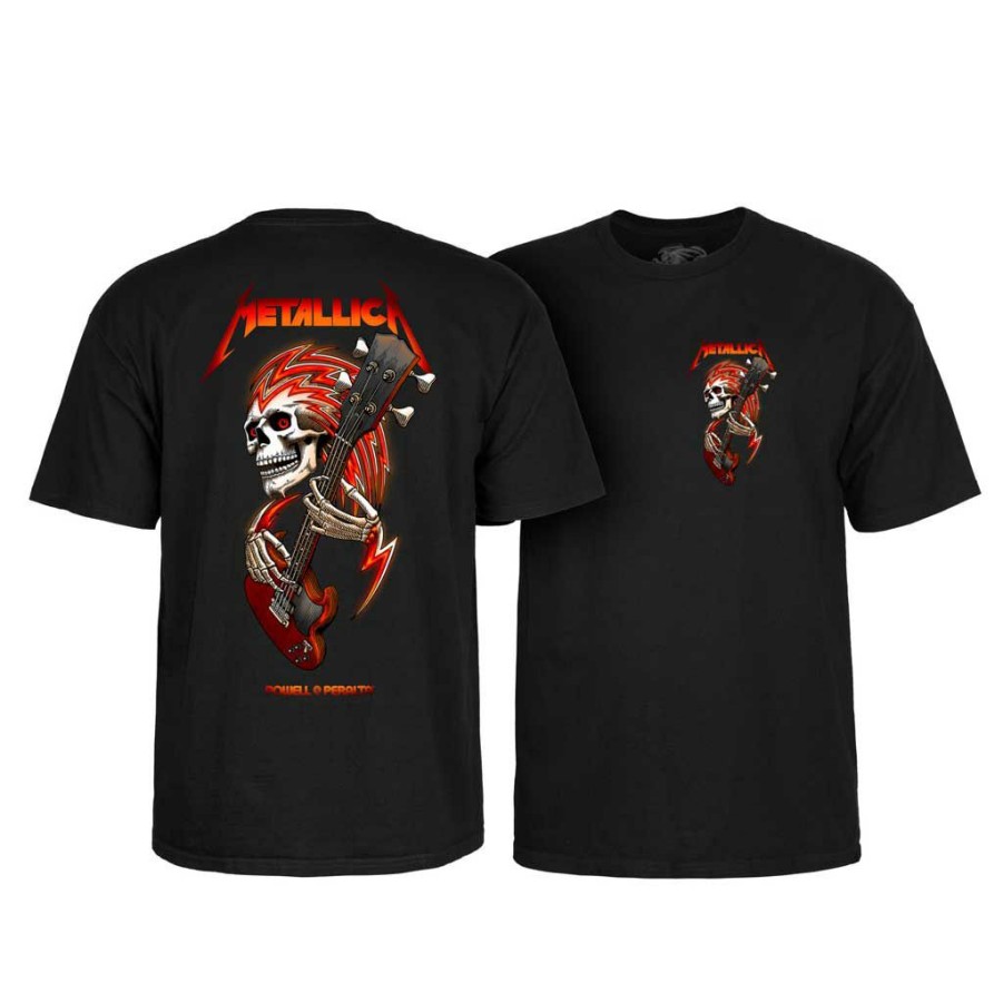 Men * | Powell Peralta X Metallica Og Metallica Tee Black Low Price