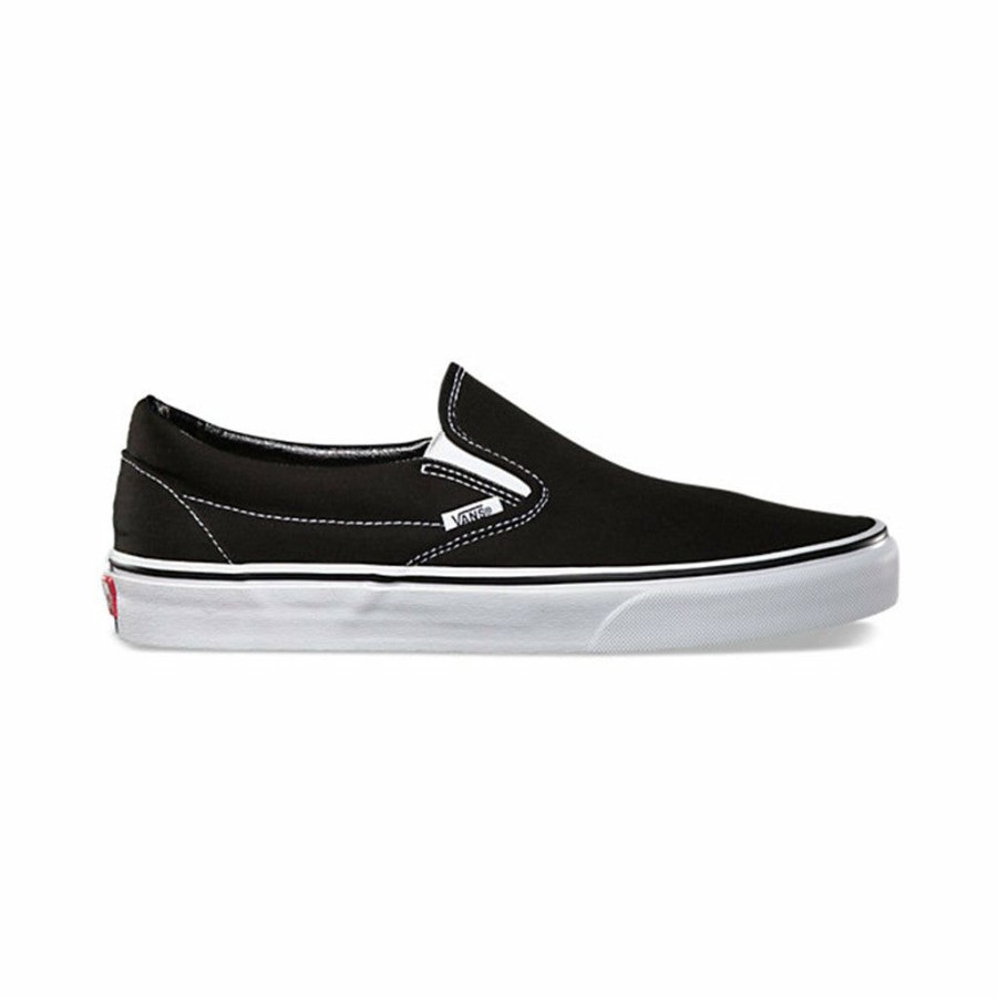 Men * | Vans Classic Slip-On Shoes Black Hot Sell