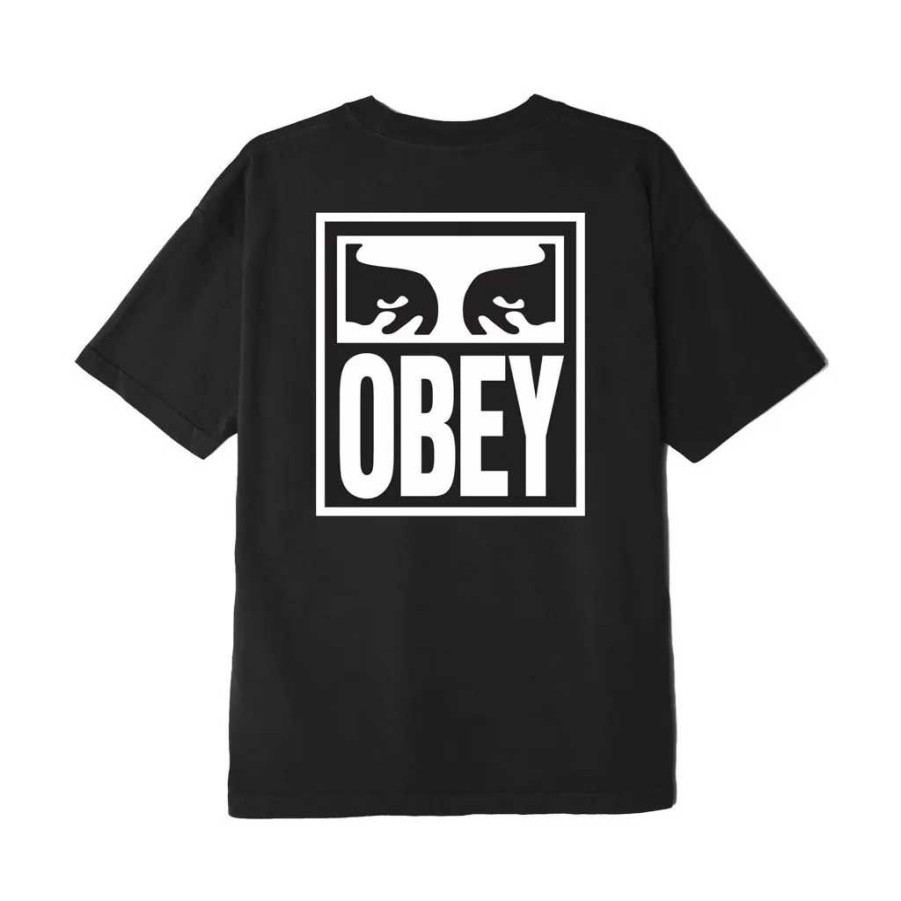 Men * | Obey Obey Eyes Icon 2 Tee Black Quick Delivery