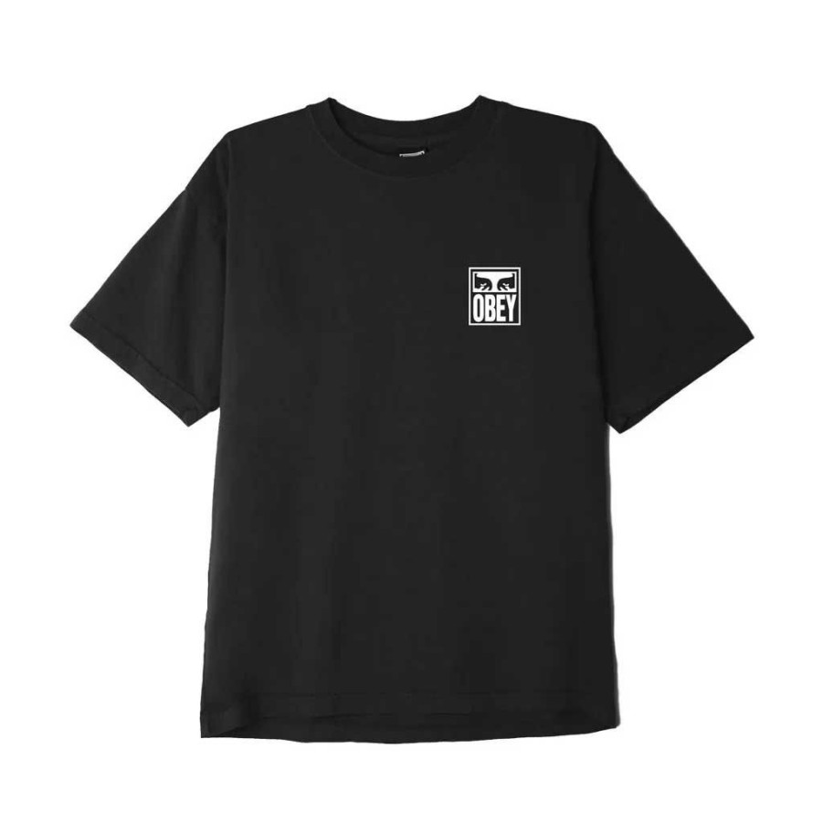 Men * | Obey Obey Eyes Icon 2 Tee Black Quick Delivery