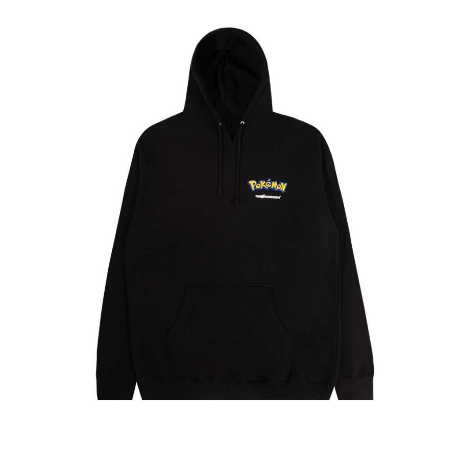 Men * | The Hundreds X Pokemon Kanto P/O Hoodie Black Bargain Sale